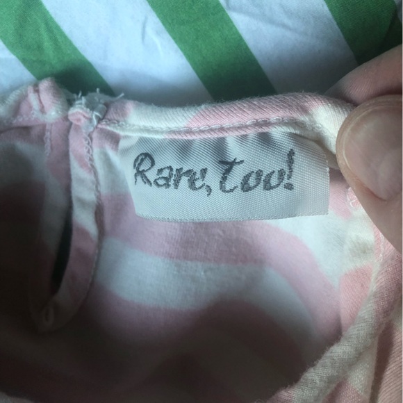 Infant Multicolor Dress. Stripes, Paisley, and Lace Pattern. Size 12 Months. EUC - Picture 7 of 8